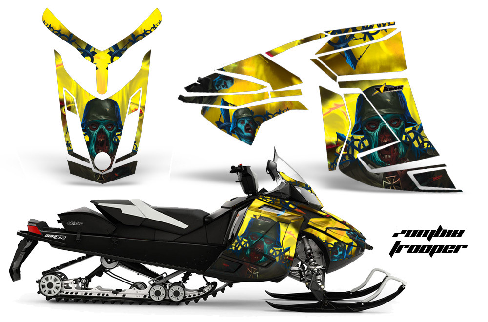 Skidoo Rev XR Graphics Kit Wrap Decal ZT Y